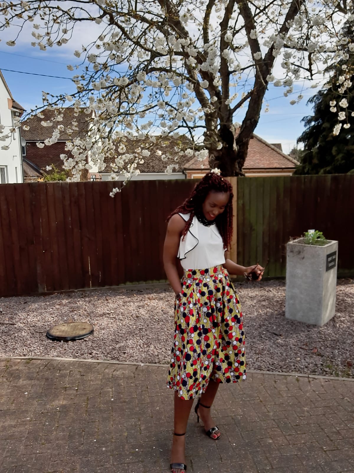 Jetty African Print Skirt