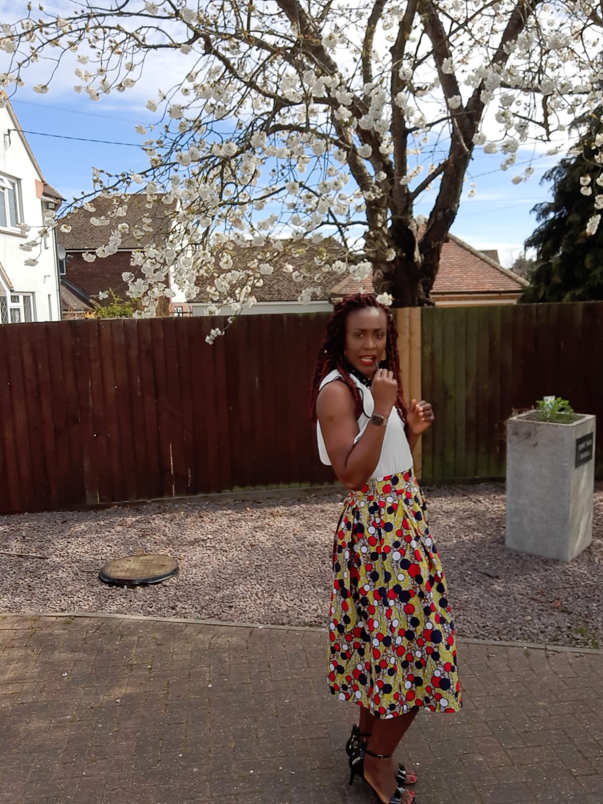 Jetty African Print Skirt