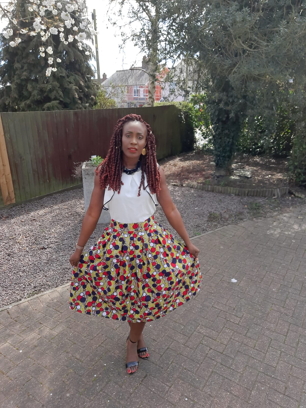 Jetty African Print Skirt